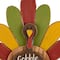 Glitzhome® 2ft. Thanksgiving Wooden Turkey Standing Décor